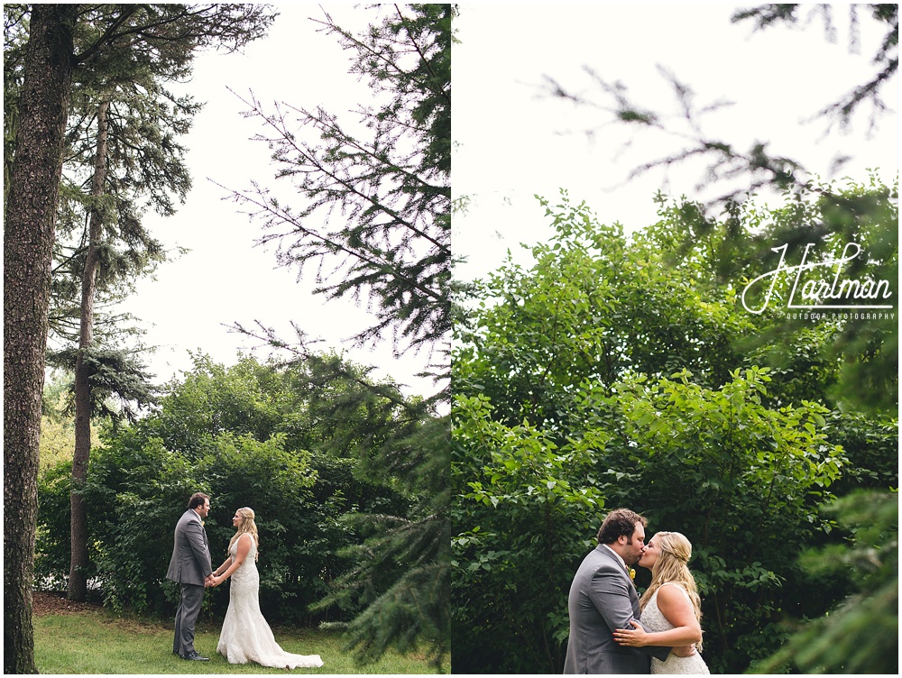 Morton Arboretum Wedding bride and groom pictures