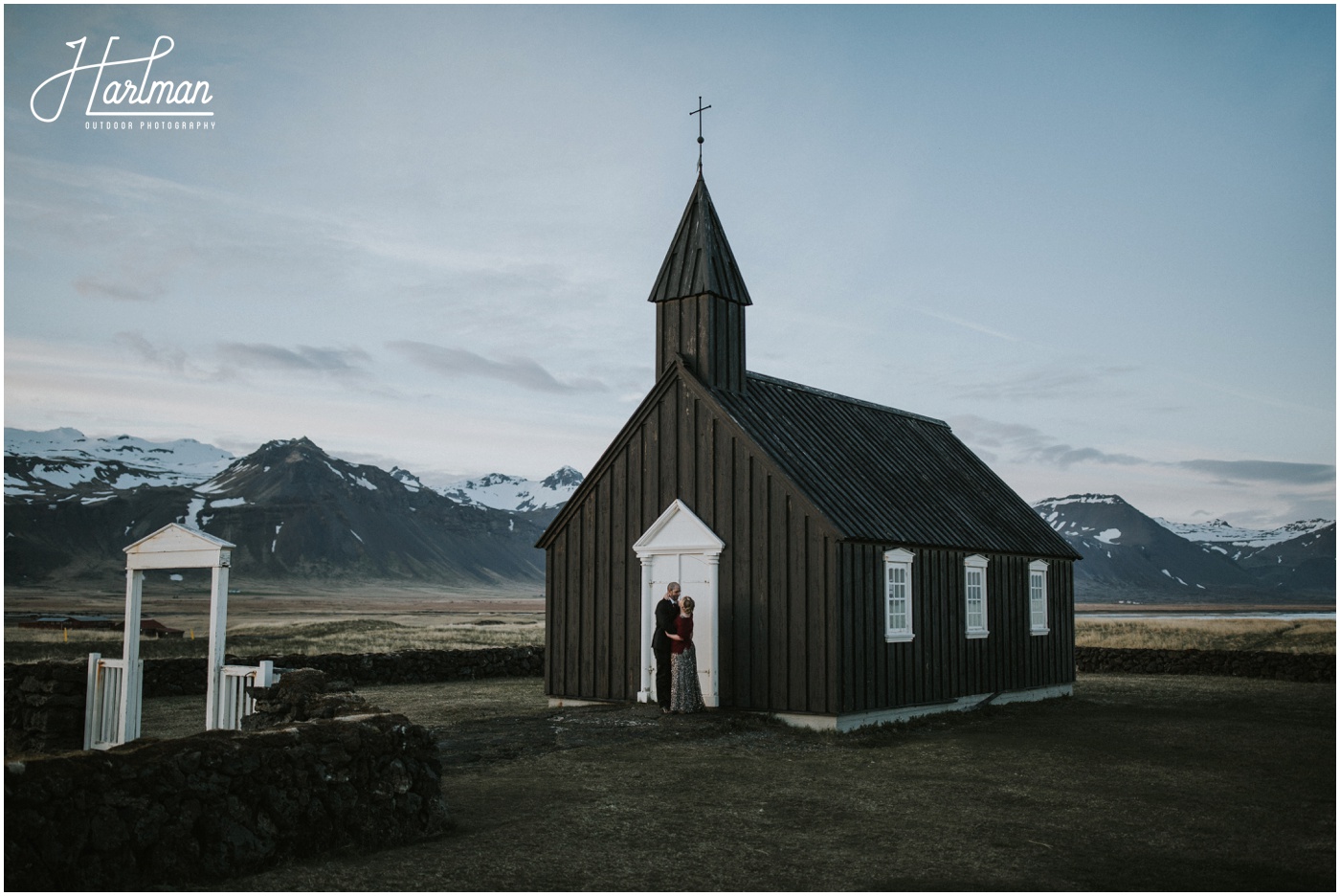 Iceland Black Church Wedding _0090