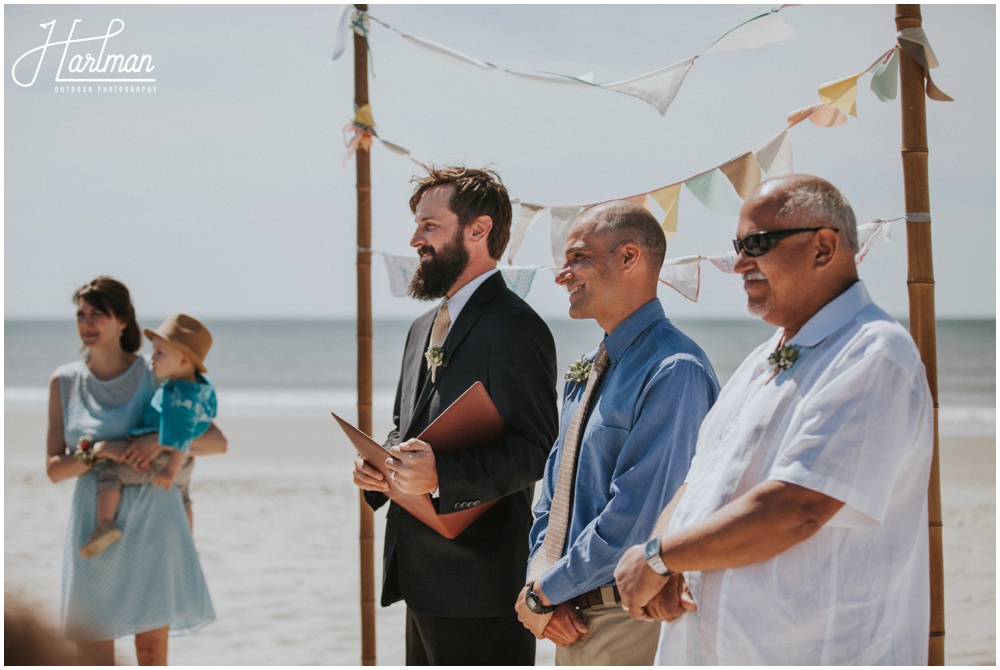 Outer Banks Beach Wedding Ceremony _0015