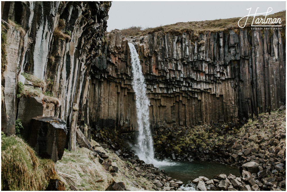 Svartifoss Skaftafell Waterfall _0009