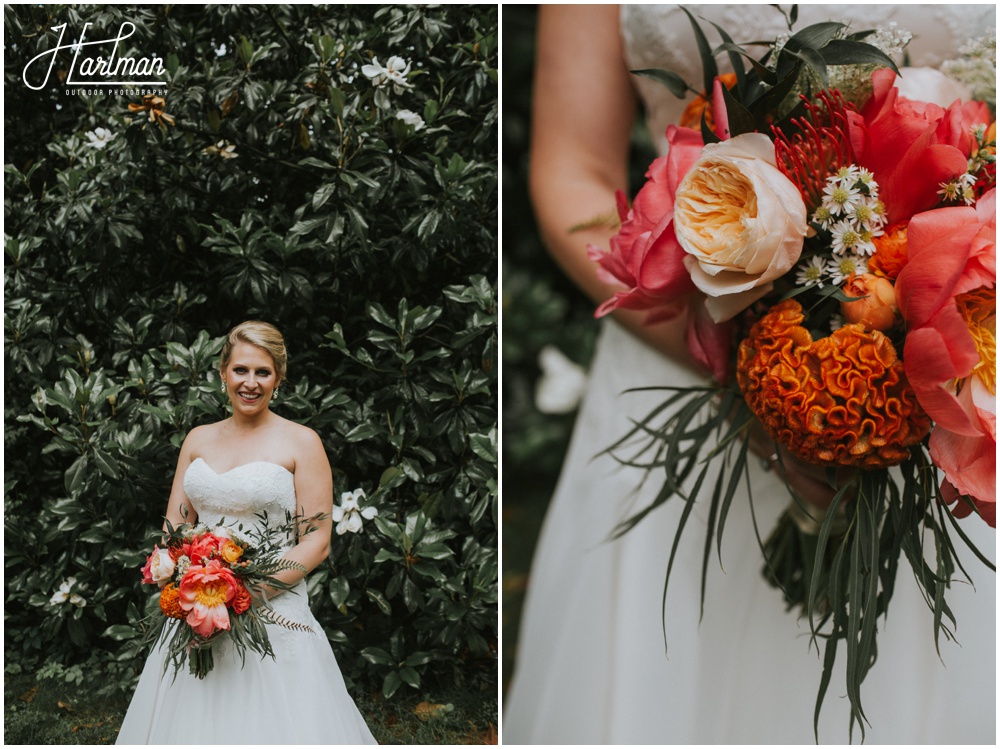 Asheville Wildflower Wedding Bouquet _0028