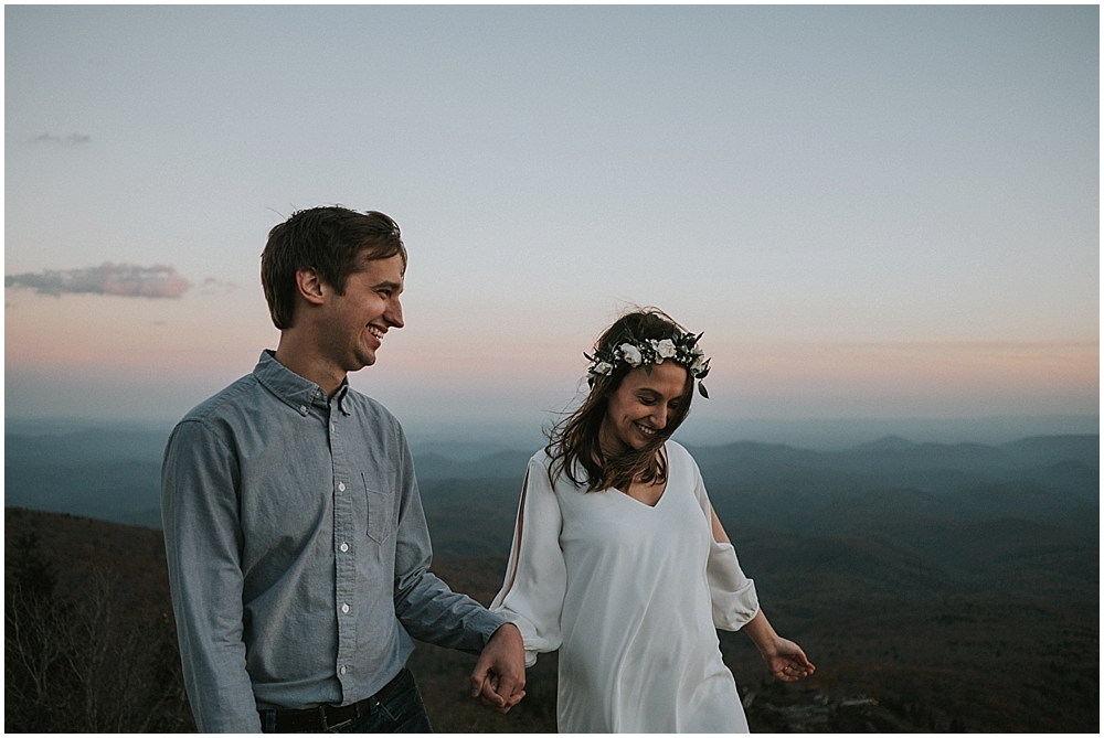 Asheville outdoor wedding photographer 