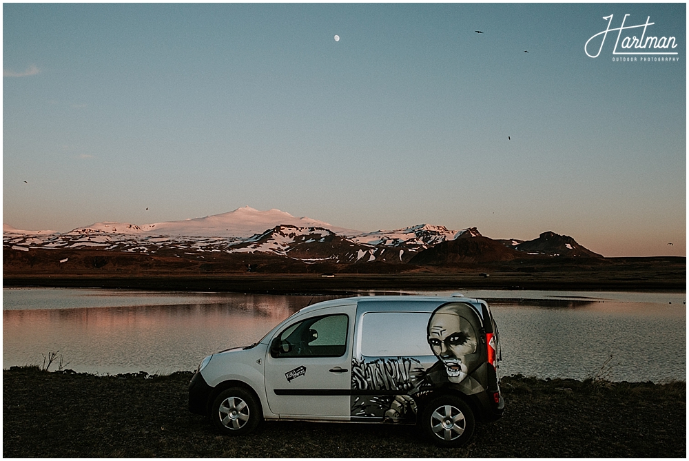 kuku camper van Iceland 
