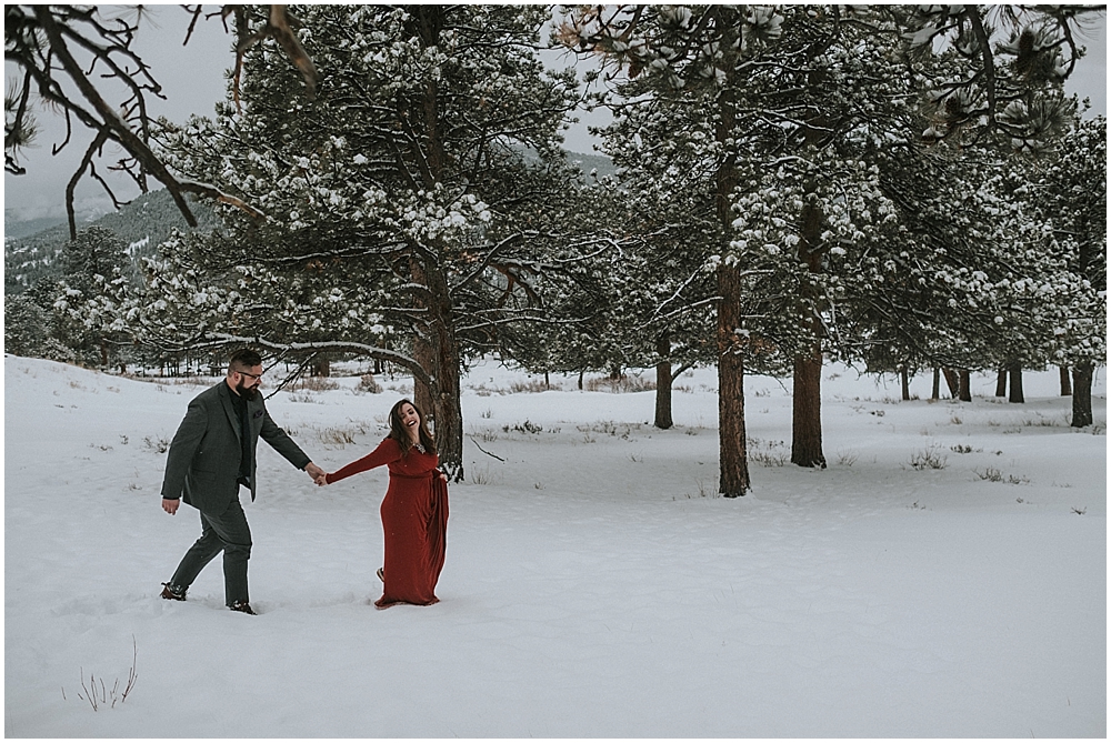 Estes Park outdoor wedding photographer 