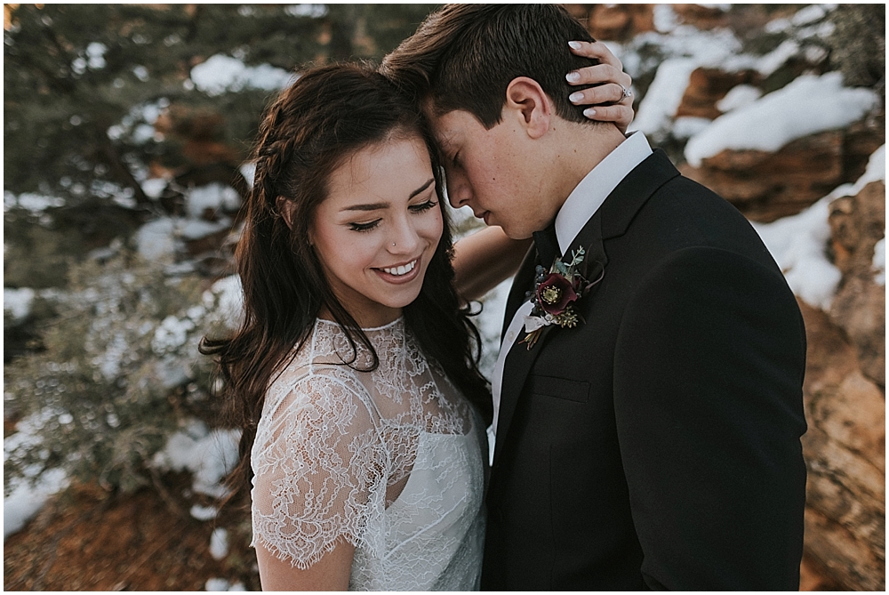 wedding in Utah national park