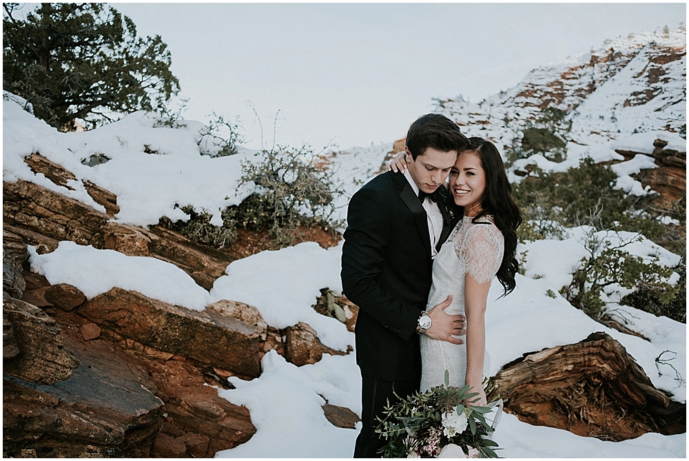 Zion National Park outdoor wedding