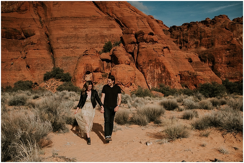 Snow Canyon State Park engagement 