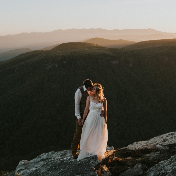 Lauren+ Ben | Asheville Mountaintop Elopement