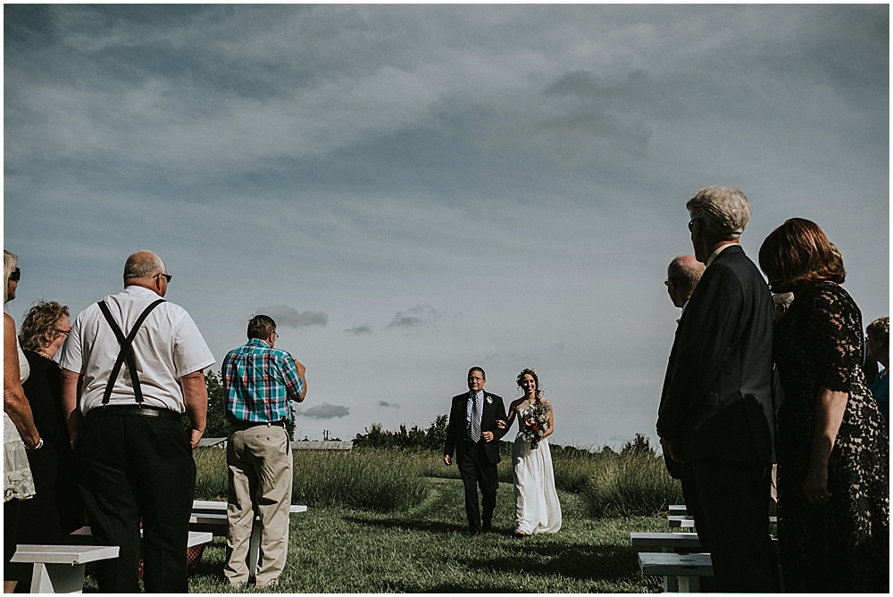 Durham outdoor wedding