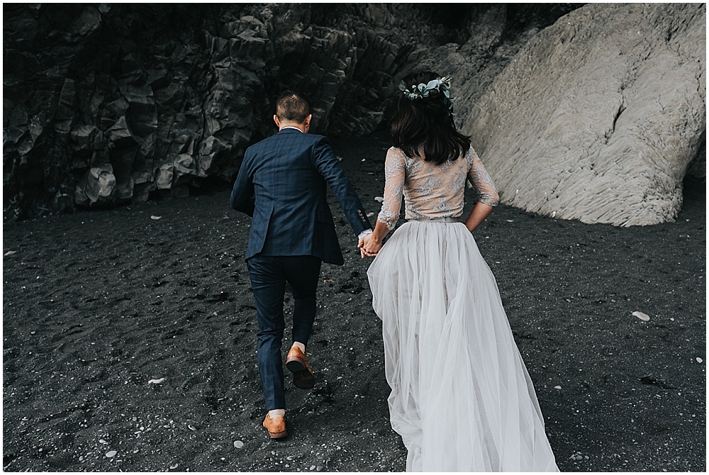 Reynisfjara beach ceremony 