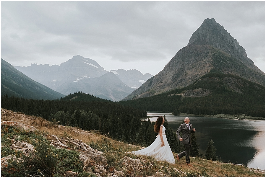 Elopement in Montana Mountains