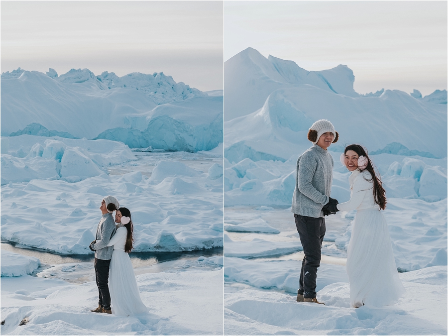 Alaska winter elopement 