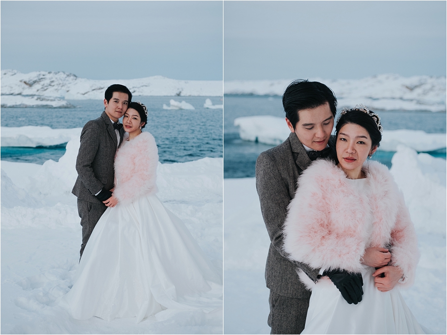 winter themed wedding