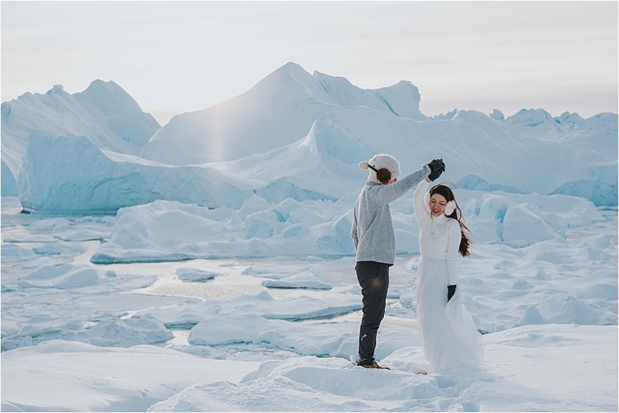 Greenland winter wedding 