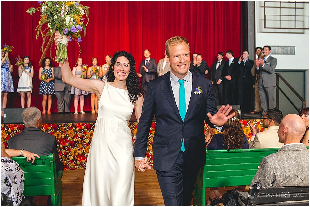 Haw River Ballroom Indoor Wedding Ceremony