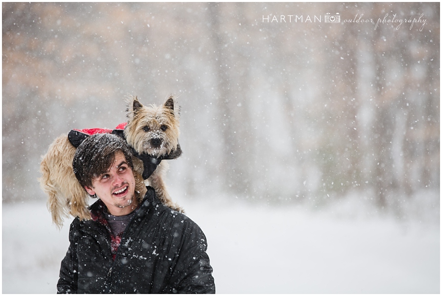 Josh with Migo Dog