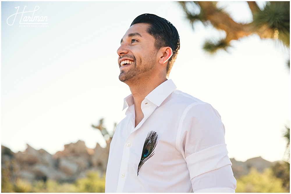 Groom at Joshua Tree National Park