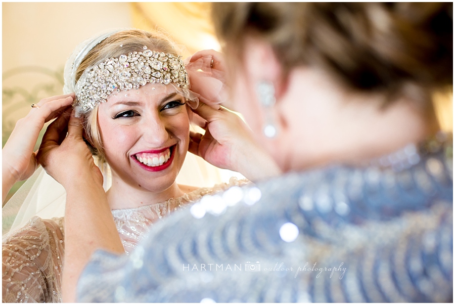 Bride jeweled headband