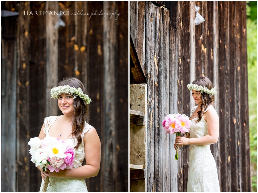 babys breath flowered headdress