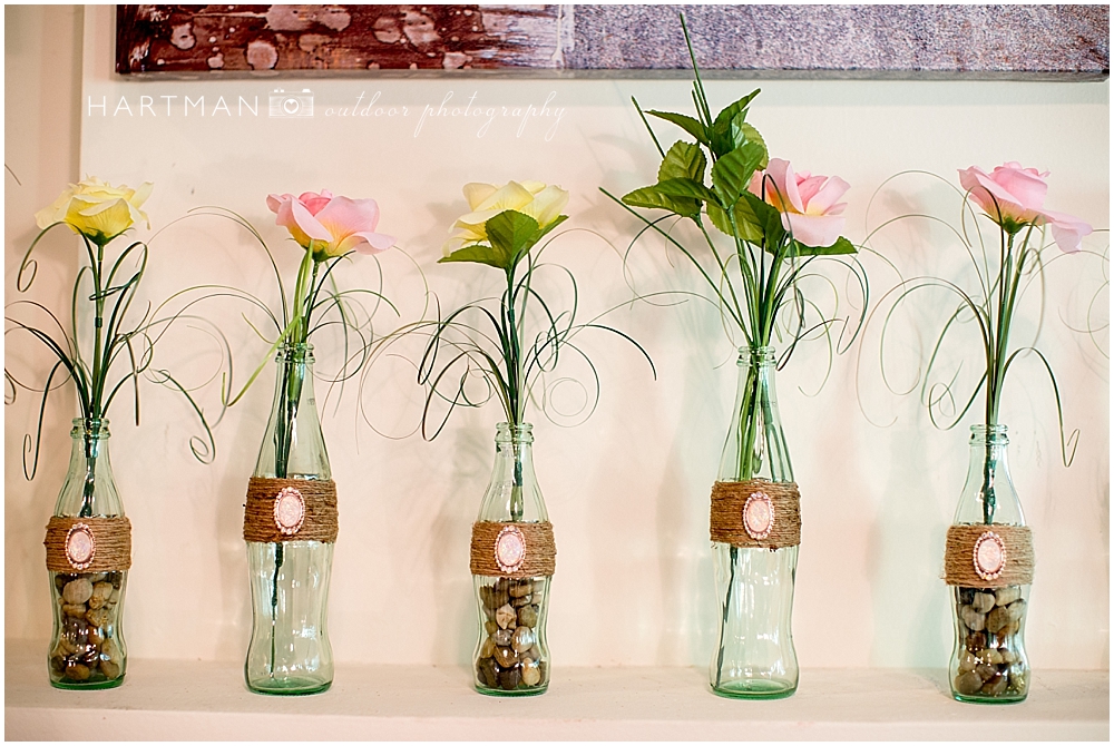 Coke Bottle DIY Bridesmaids Bouquets