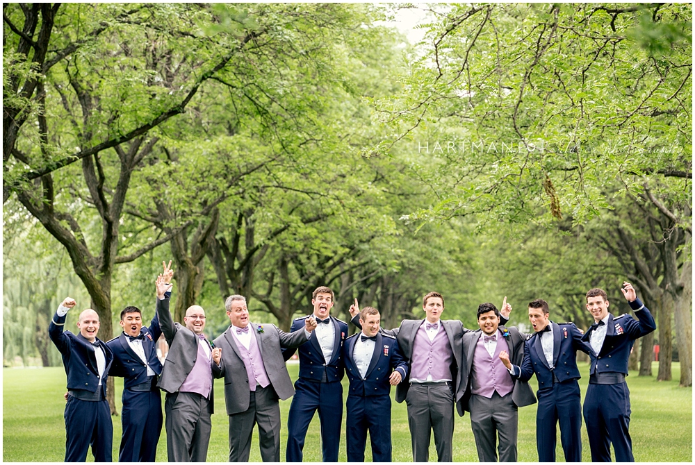 Groomsmen Cantigny Gardens