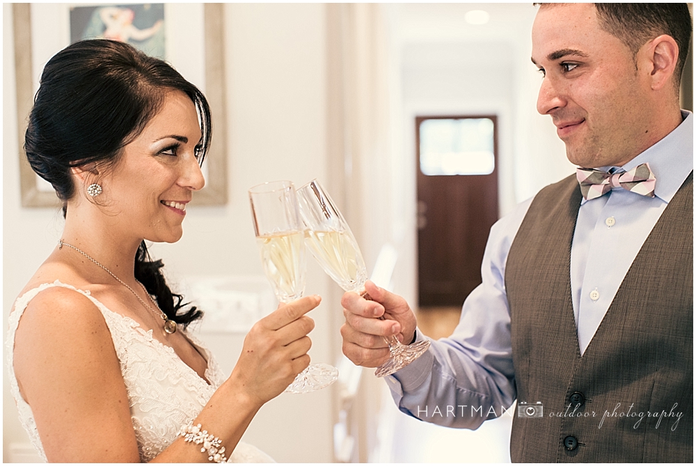 Bride and Groom Private Toast