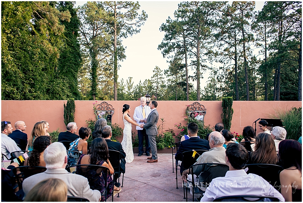 Ironwood Cafe Southern Pines Wedding Ceremony