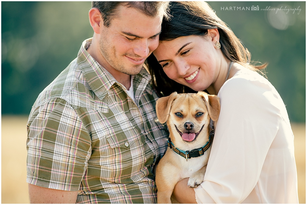 Kirsten and Zach Engagement Pet