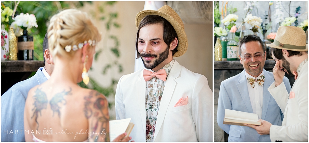 Hipster Groom Crying
