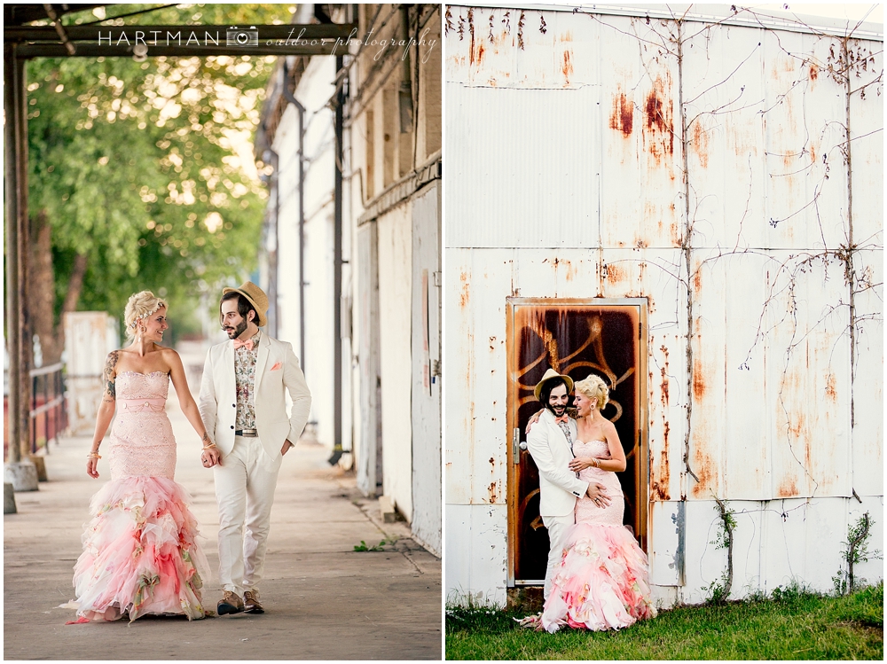 Raleigh Urban Rustic Wedding Photographers