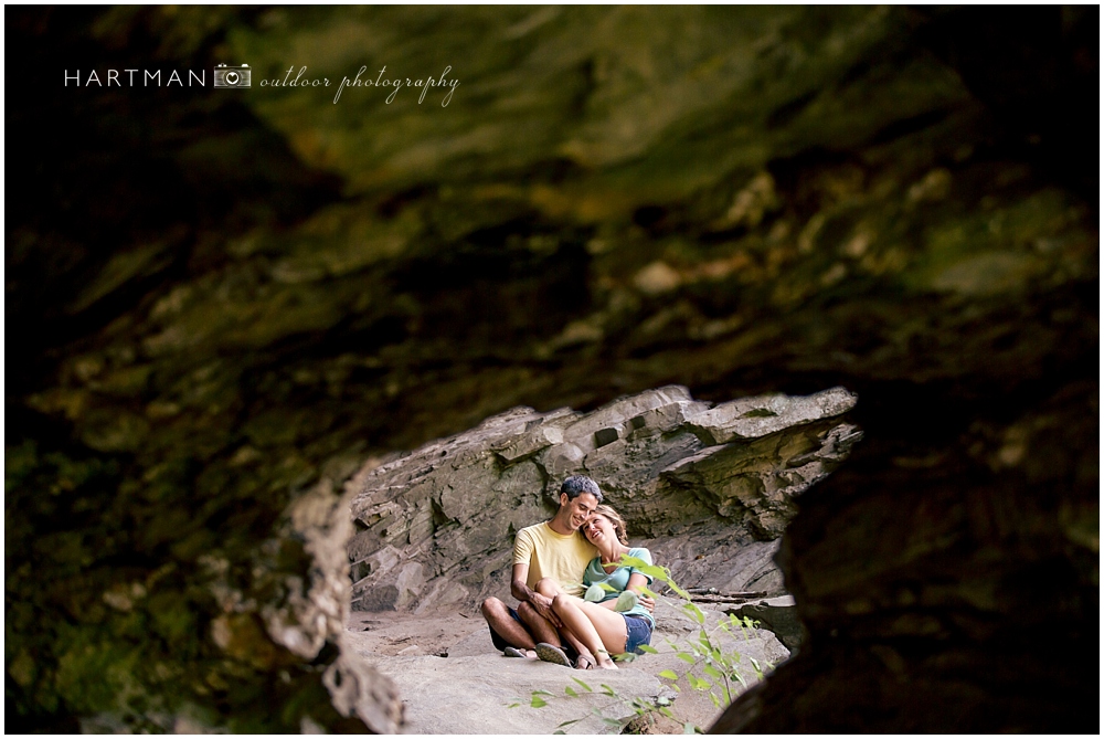 Hanging Rock Engagement Session