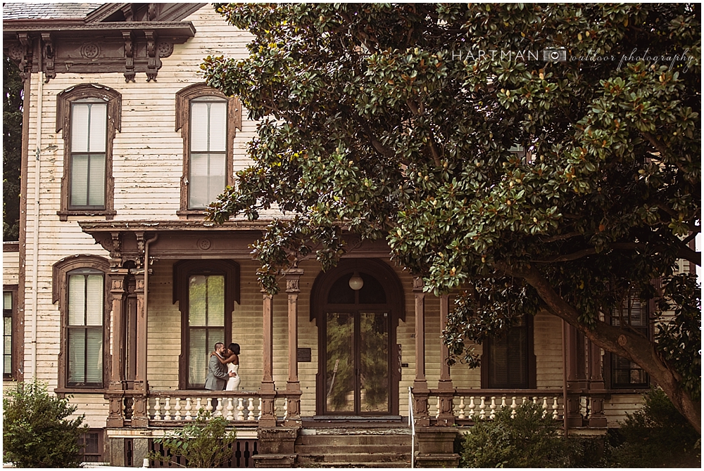 Raleigh Historic District Bride and Groom Portraits