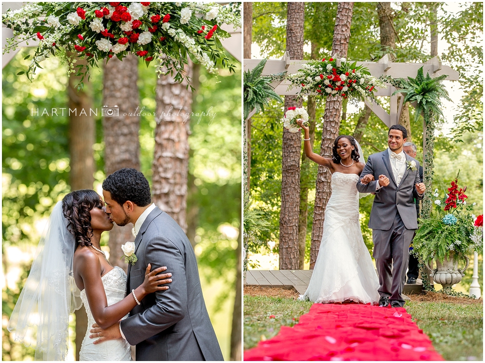 African American Wedding ceremony