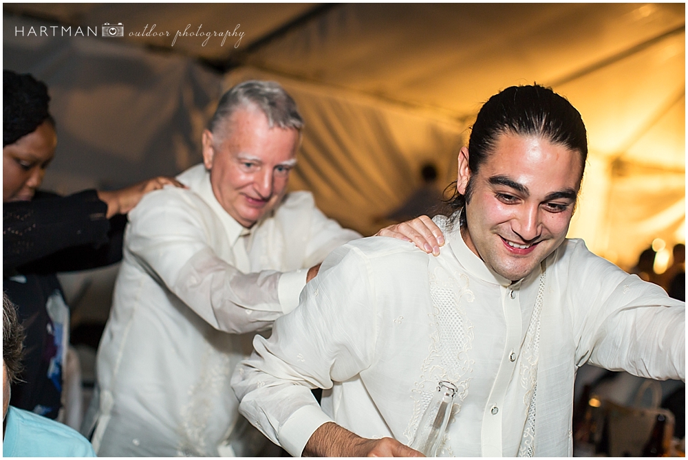 Kay's Family Dancing at Reception