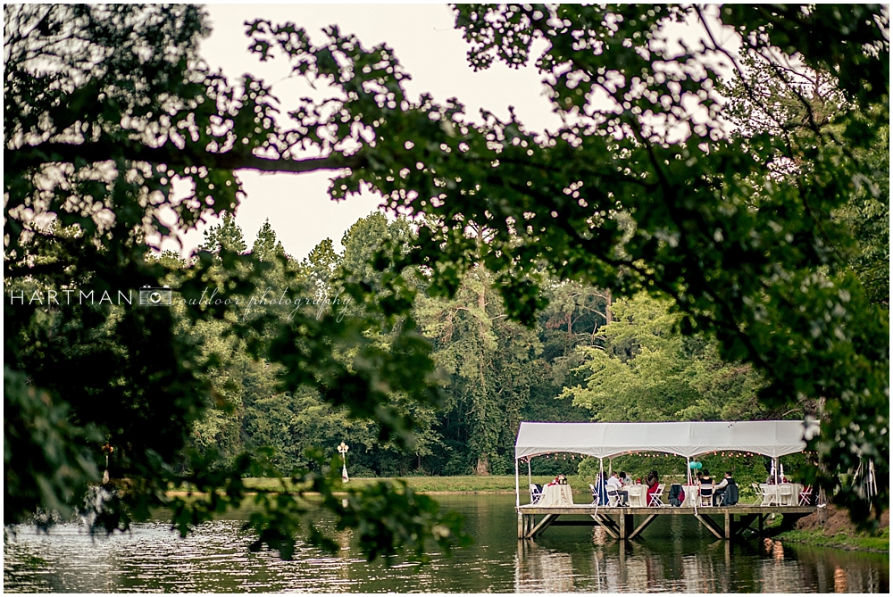 Angels Cottage Outdoor Wedding Reception