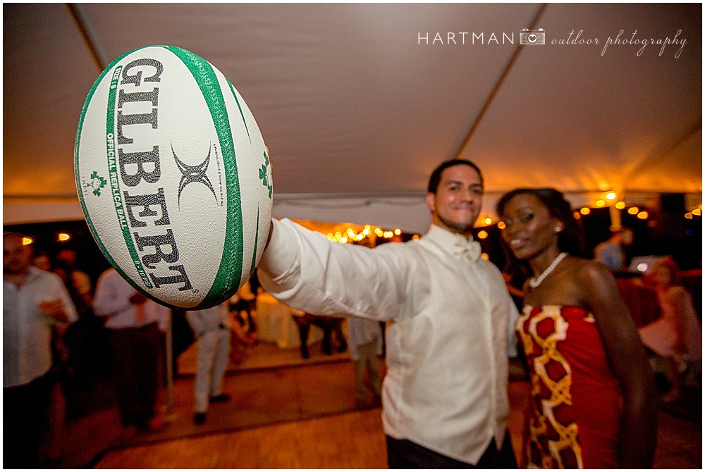 Rugby Wedding Groom