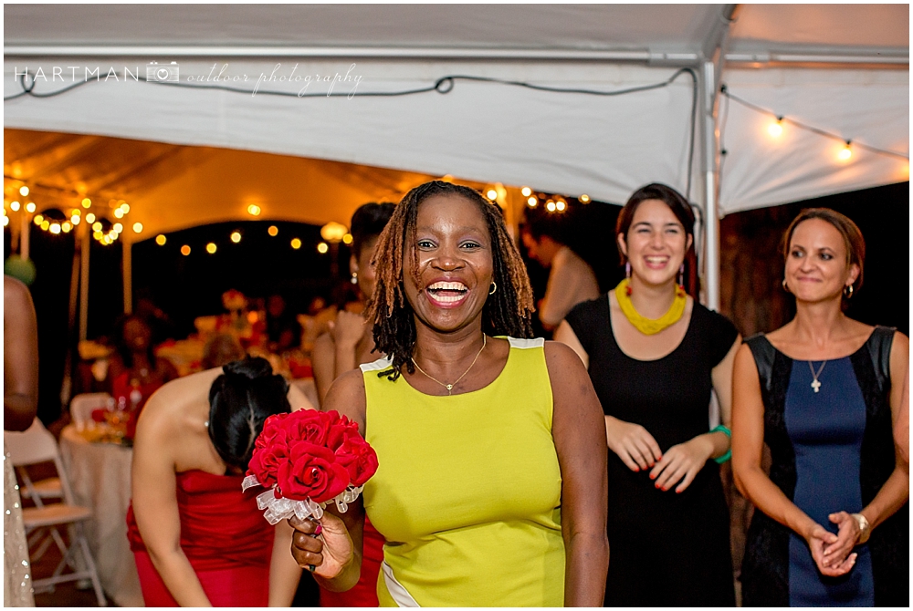 Thomasville NC Bouquet Toss