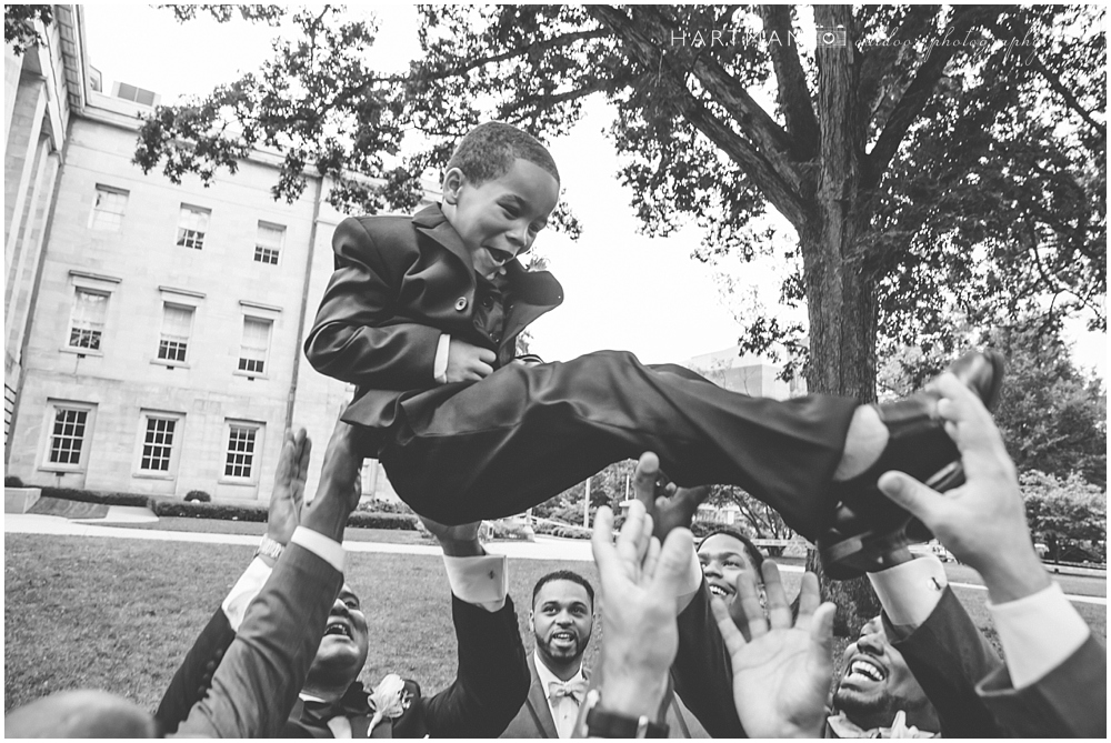 Raleigh Capitol Ringbearer Groomsmen