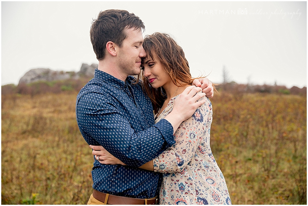 Grayson Highlands Engagement Fall Colors