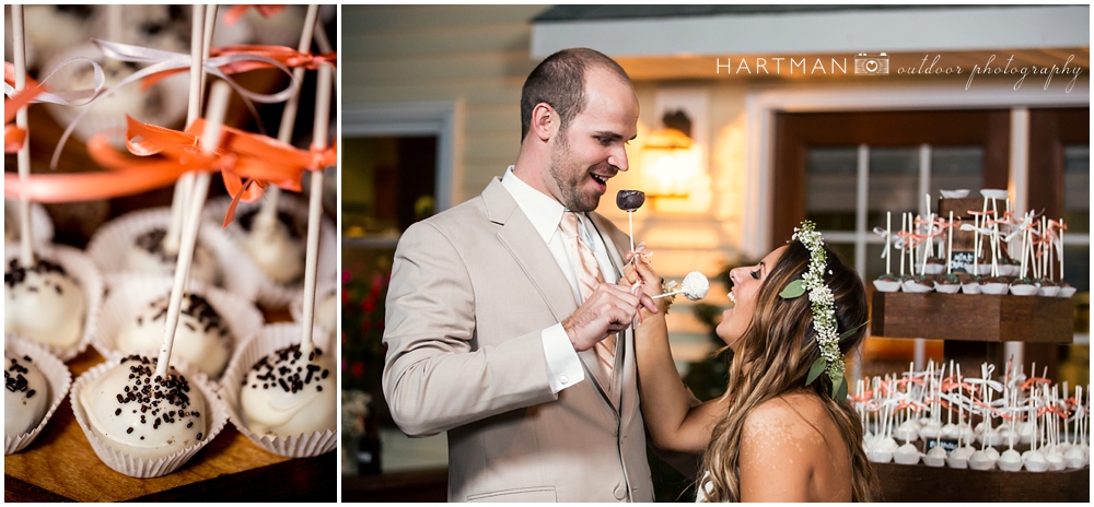 Cake Pop bride groom wedding