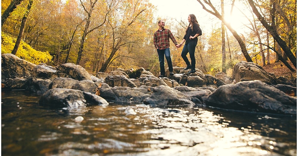 Casey + JD | Eno River Engagement