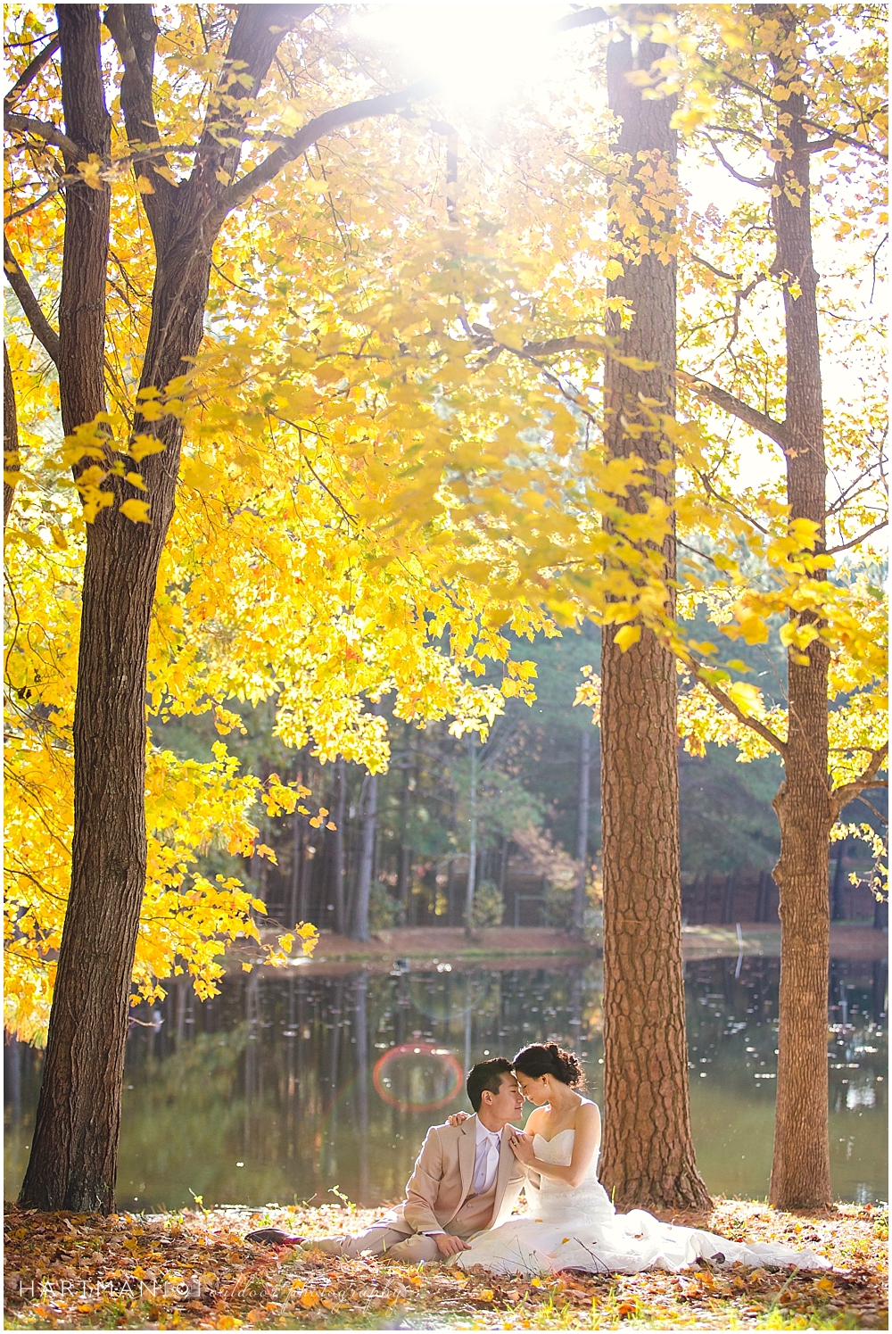 Sunset Fearrington Barn Wedding Pittsboro NC 02363