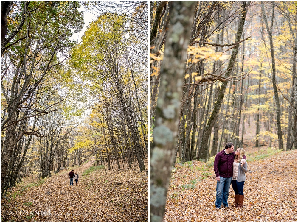 Colorful North Carolina Fall Engagement Session 0145