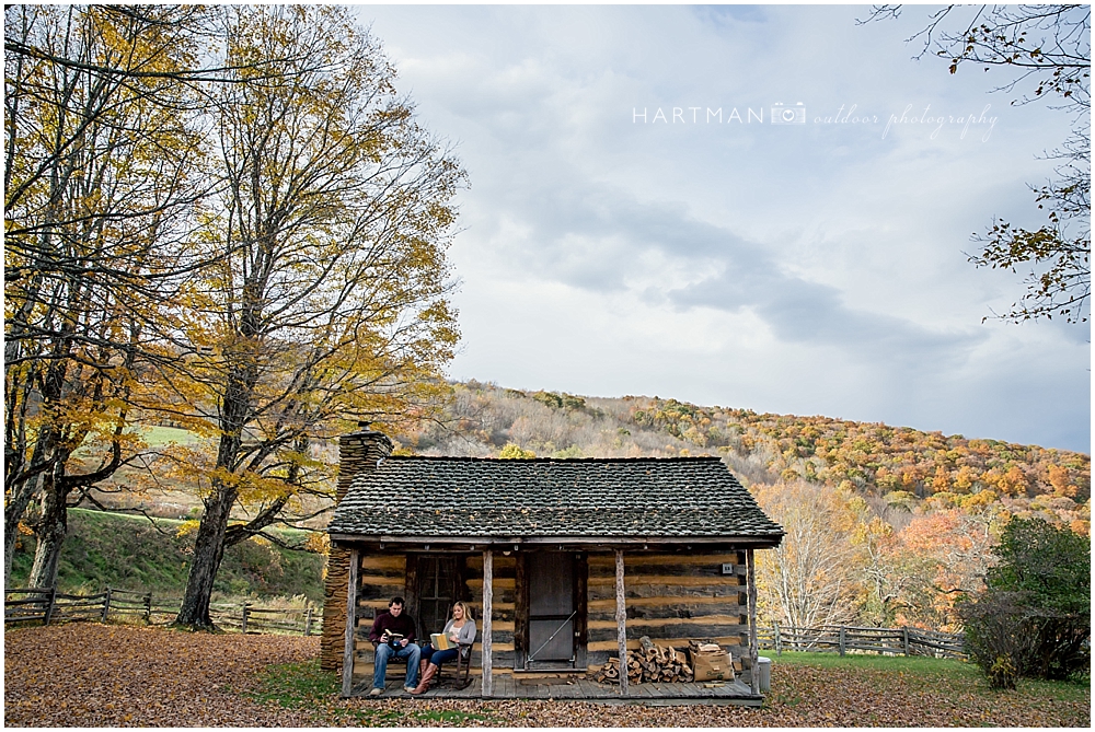Mountain Cabin Engagement Session 0149