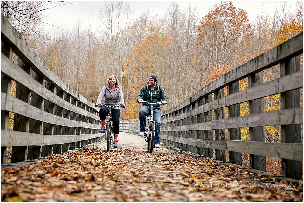 Virginia Creeper Biking Engagement Session 0166