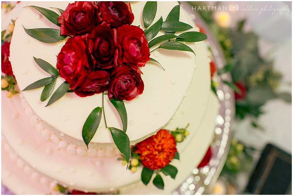 Raleigh Red Wedding Cake 0339