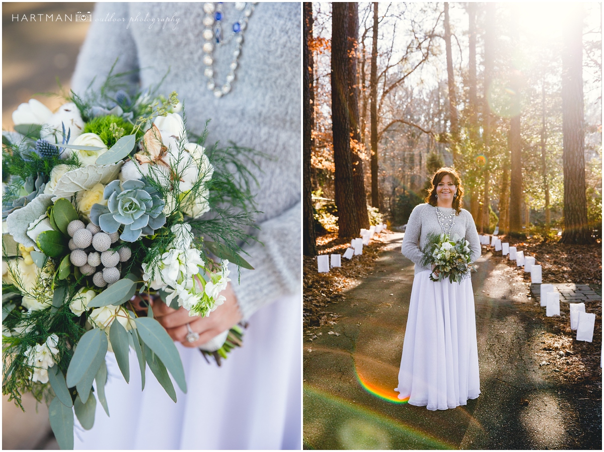 Carolina Winter Wedding Bouquet