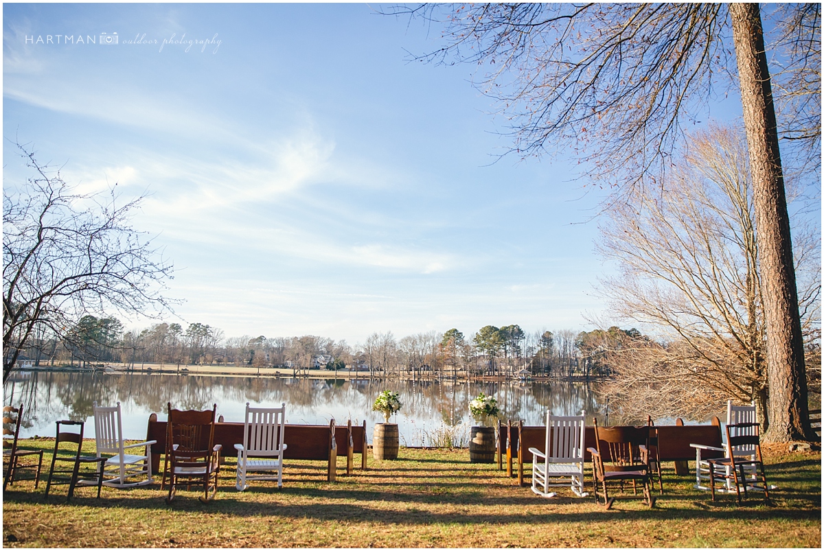 NC River Outdoor Wedding Ceremony