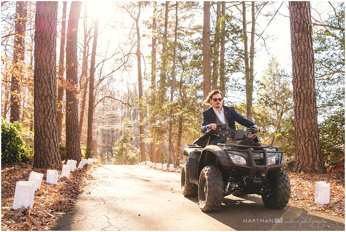 Raleigh Groom on ATV