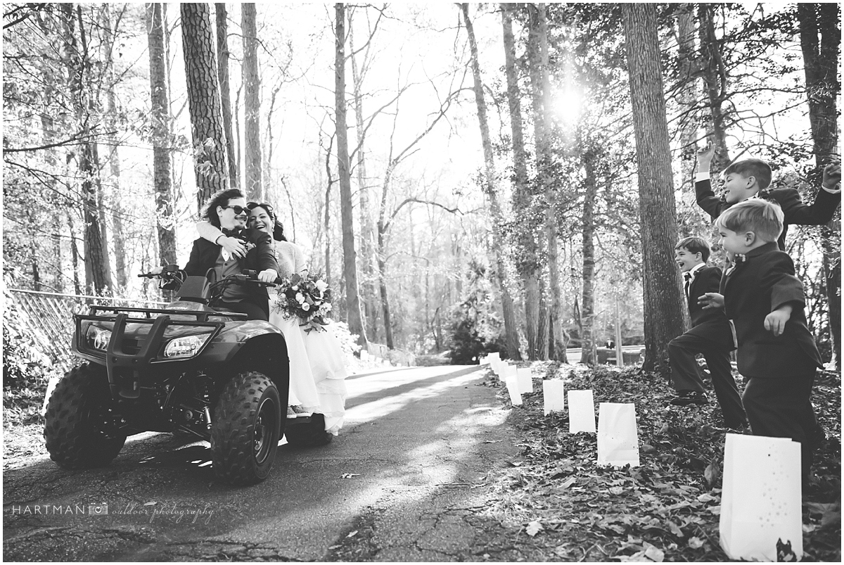 NC Bride and Groom ATV